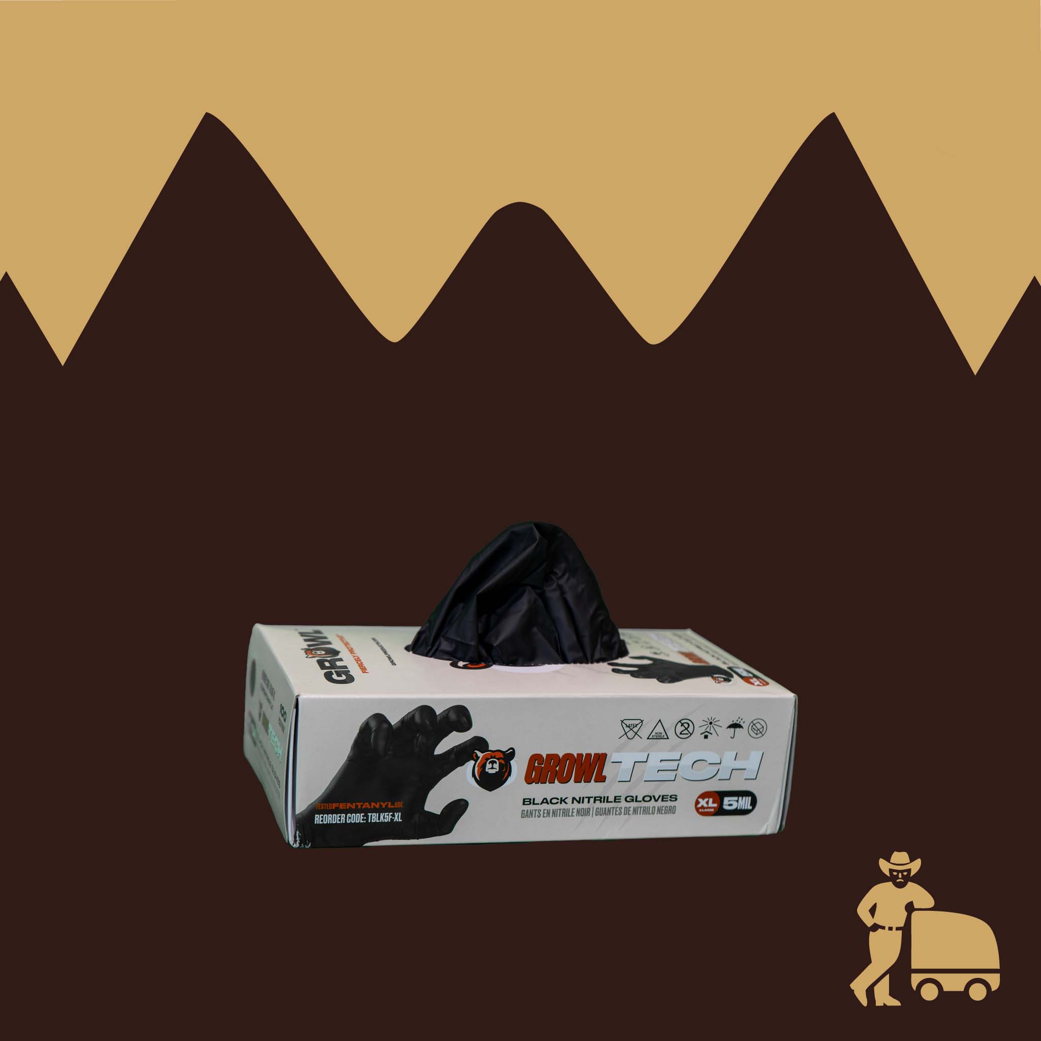 Growl Grizzly Gloves (sold by the case)