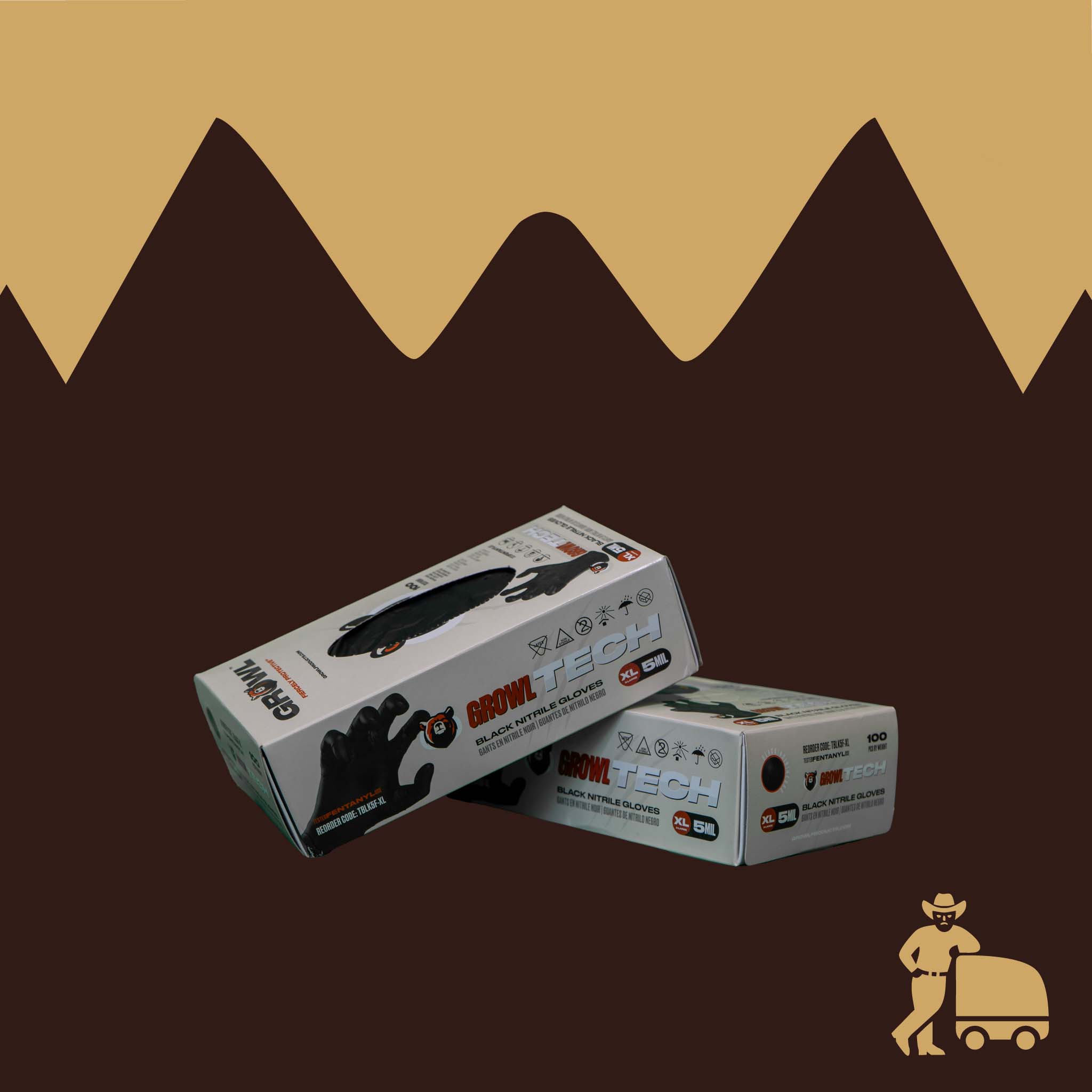 Growl Grizzly Gloves (sold by the case)