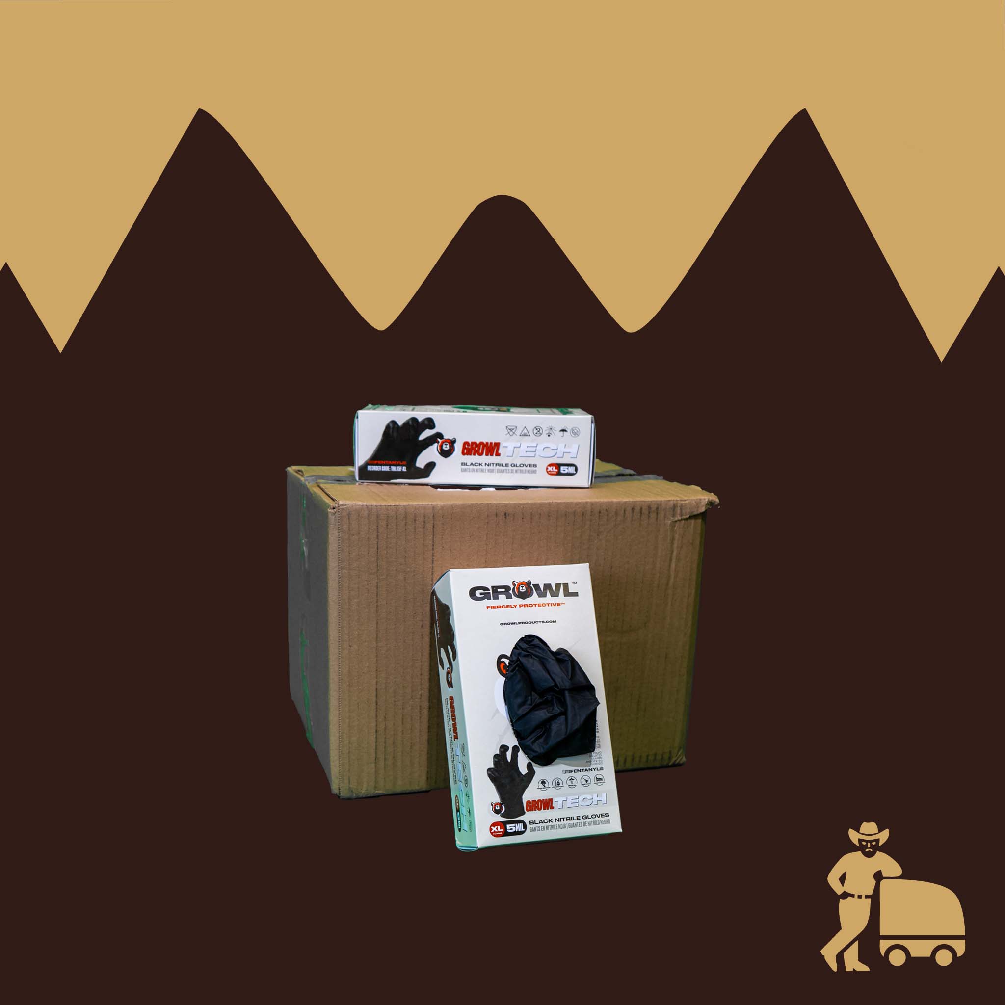 Growl Grizzly Gloves (sold by the case)
